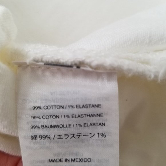 J. Crew White Slim Broken-In Boyfriend Jeans Womens Size 30 Mid Rise Stretch - Picture 7 of 12